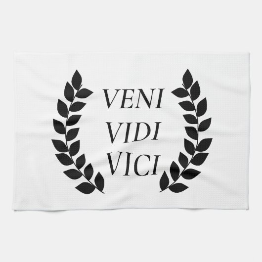 Veni Vidi Vici Theedoek (Horizontaal)