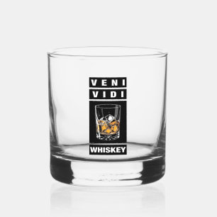 Veni Vidi Whiskey Grappig citaat voor whisky lie Glas