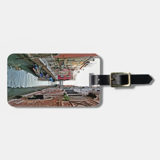 Venice Alleyway Bagagelabel (Voorkant horizontaal)