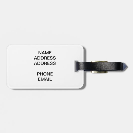 Venice Alleyway Bagagelabel (Achterkant horizontaal)