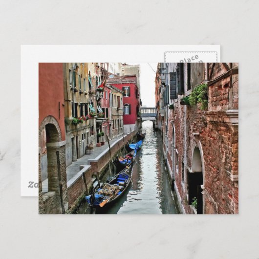 Venice Alleyway Briefkaart (Voorkant / Achterkant)