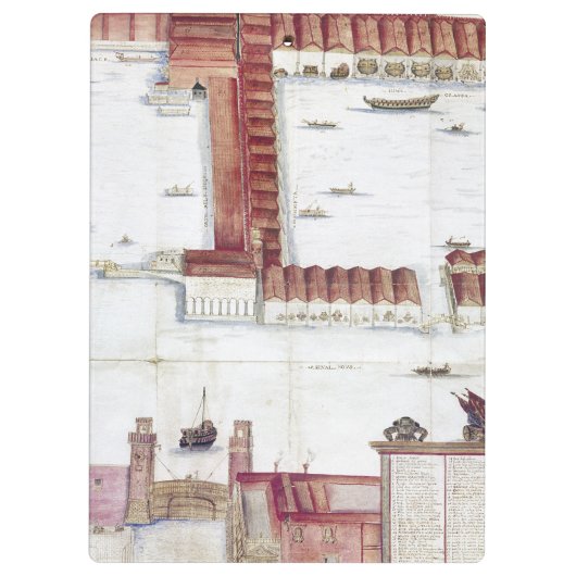 VENICE: ARSENALE KLEMBORD (Achterkant)