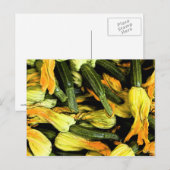 Venice At Home Card - Zucchini Flowers Briefkaart (Voorkant / Achterkant)