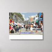 Venice Beach Boardwalk Canvas Afdruk (Voorkant)