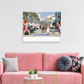 Venice Beach Boardwalk Canvas Afdruk (Insitu (Woonkamer))