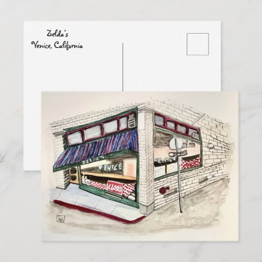 Venice Beach Briefkaart (Voorkant / Achterkant)