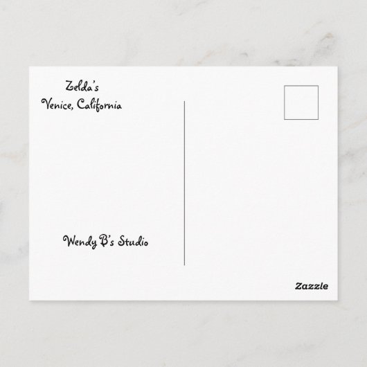 Venice Beach Briefkaart (Achterkant)