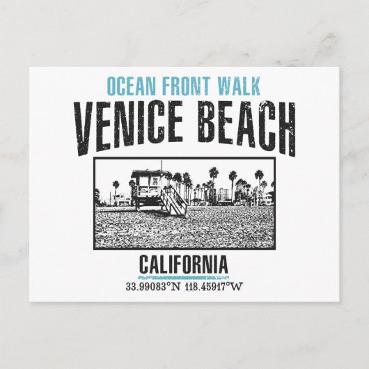 Venice Beach Briefkaart (Voorkant)