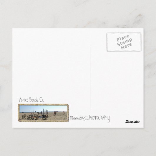 Venice Beach Briefkaart! Briefkaart (Achterkant)