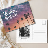 Venice Beach Bruiloft Save the Date Briefkaart