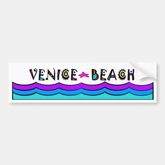 VENICE BEACH BUMPERSTICKER (Voorkant)