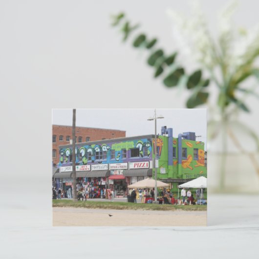 Venice Beach Ca Briefkaart (Staand voorkant)