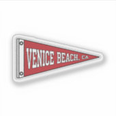 Venice Beach, CA pennant Sticker (Voorkant)