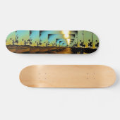Venice Beach CA Sunset Skateboard (Horizontaal)