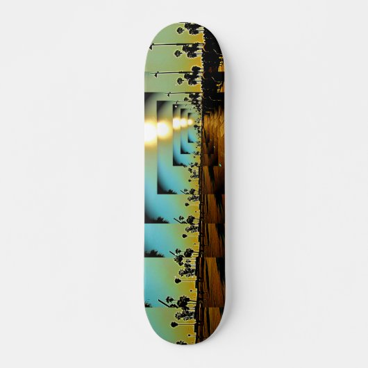 Venice Beach CA Sunset Skateboard (Voorkant)