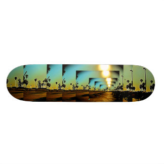 Venice Beach CA Sunset Skateboard