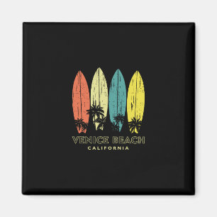 Venice Beach Ca Surfboards Vintage Heren Dames Sou Magneet