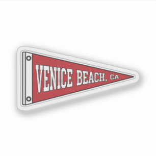 Venice Beach, CA wimpel Sticker