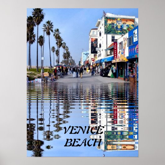 Venice Beach Califorina Poster (Voorkant)