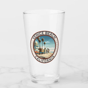 Venice Beach California Boardwalk Reizen Kunst Ret Glas