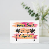 Venice Beach California Briefkaart (Staand voorkant)