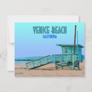 Venice Beach California Flat Kaart