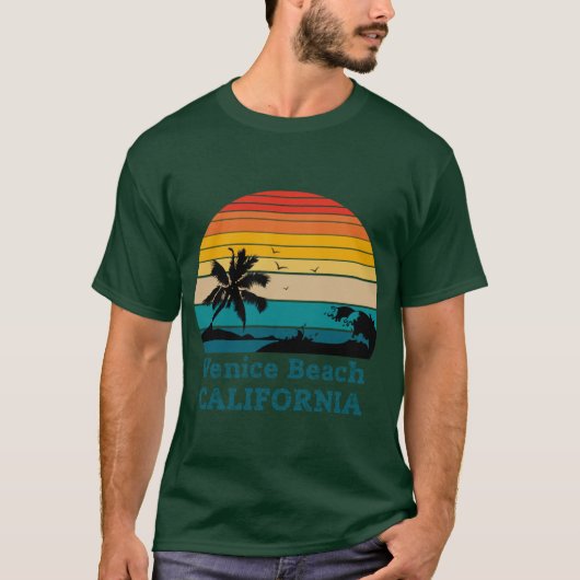 Venice Beach CALIFORNIA Oversized 1 T-shirt (Voorkant)