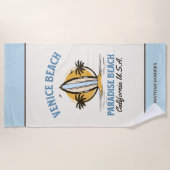 Venice Beach California Paradise Beach Strandlaken (Voorkant)