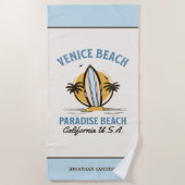 Venice Beach California Paradise Beach Strandlaken (Voorkant)