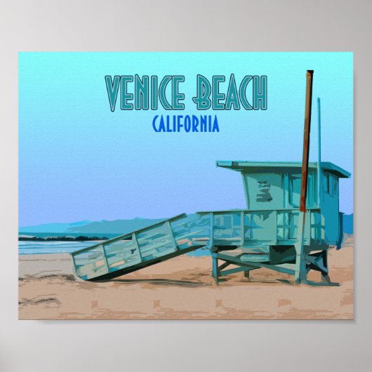 Venice Beach California  Poster (Voorkant)