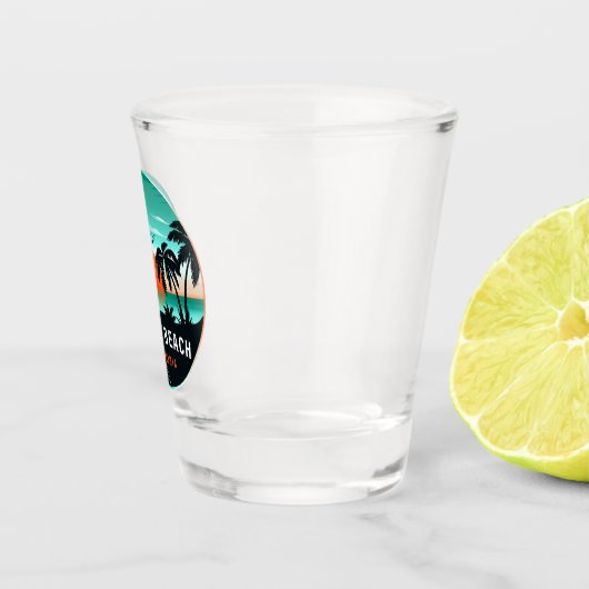 Venice Beach California Retro Sunset Souvenirs 60s Shot Glas (Rechts)