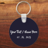 Venice Beach California Retro Sunset Souvenirs 60s Sleutelhanger (Achterkant)