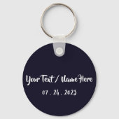 Venice Beach California Retro Sunset Souvenirs 60s Sleutelhanger (Achterkant)