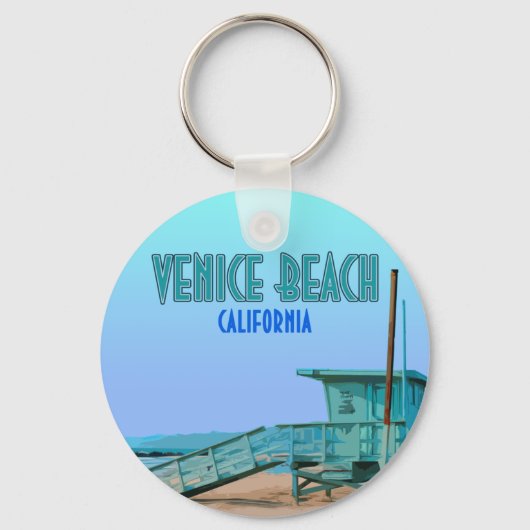 Venice Beach California  Sleutelhanger (Voorkant)