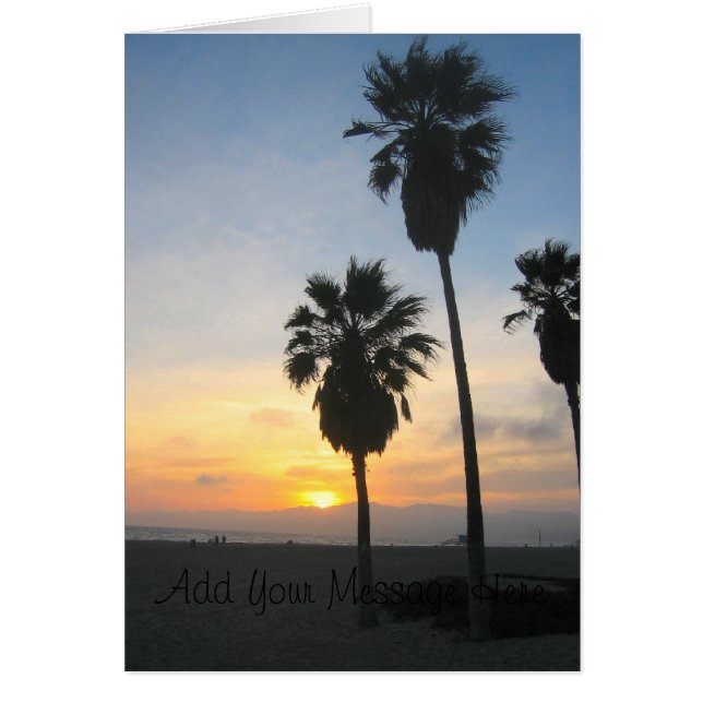 Venice Beach California Sunset (Voorkant)