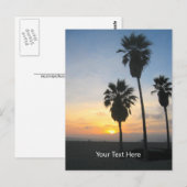 Venice Beach California Sunset Briefkaart (Voorkant / Achterkant)
