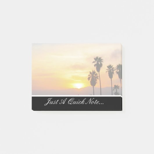 Venice Beach California Sunset Post-it Notes (Voorkant)