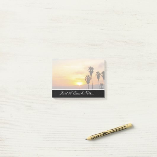 Venice Beach California Sunset Post-it Notes (Op bureau)