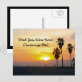 Venice Beach California Sunset Souvenir Briefkaart (Voorkant / Achterkant)