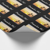 Venice Beach California Sunset Souvenir Cadeaupapier (Hoek)