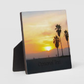 Venice Beach California Sunset Souvenir Fotoplaat (Voorkant)