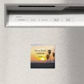 Venice Beach California Sunset Souvenir Magnet (Insitu (Vaatwasser))