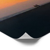 Venice Beach California Sunset Souvenir Poster (Hoek)