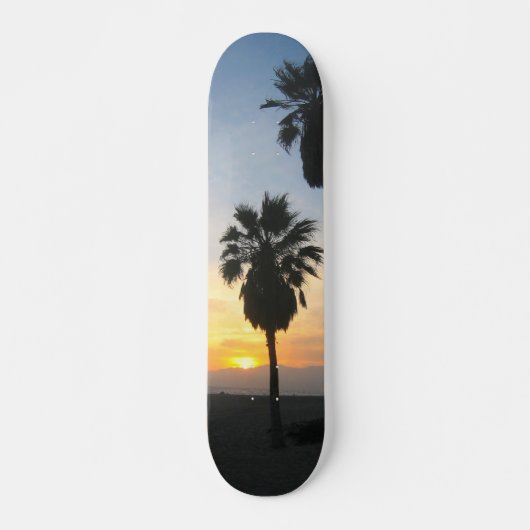 Venice Beach California Sunset Souvenir Skateboard (Voorkant)