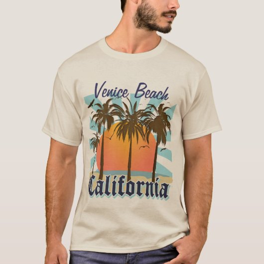 Venice Beach California T-shirt (Voorkant)