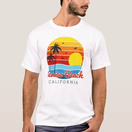 Venice Beach California T-shirt (Voorkant)