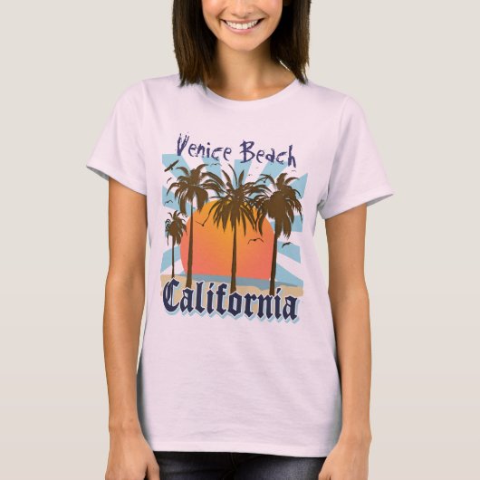 Venice Beach California T-shirt (Voorkant)