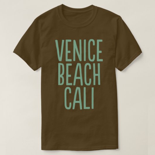 Venice Beach California T T-shirt (Design voorkant)