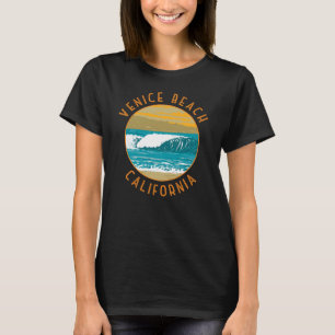Venice Beach California Travel Art Vintage T-shirt