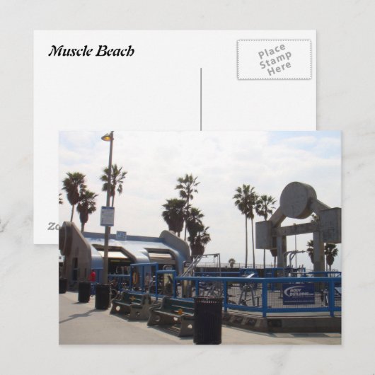 Venice Beach, Californië Briefkaart (Voorkant / Achterkant)